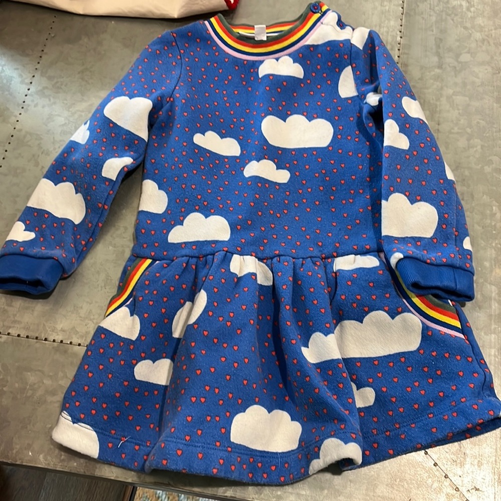 Mini Boden, cloud dress.  Size 2-3